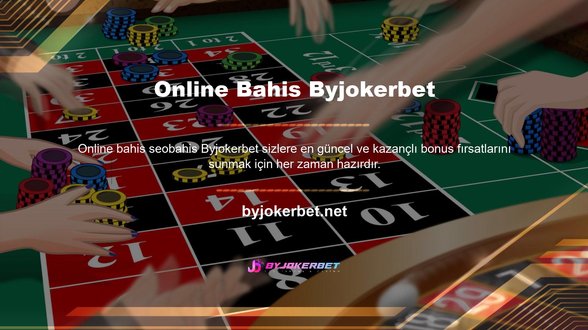 Byjokerbet yakın zamanda kayıt adresini güncelledi ve sağladıkları bonusların kapsamını ve miktarını genişletti